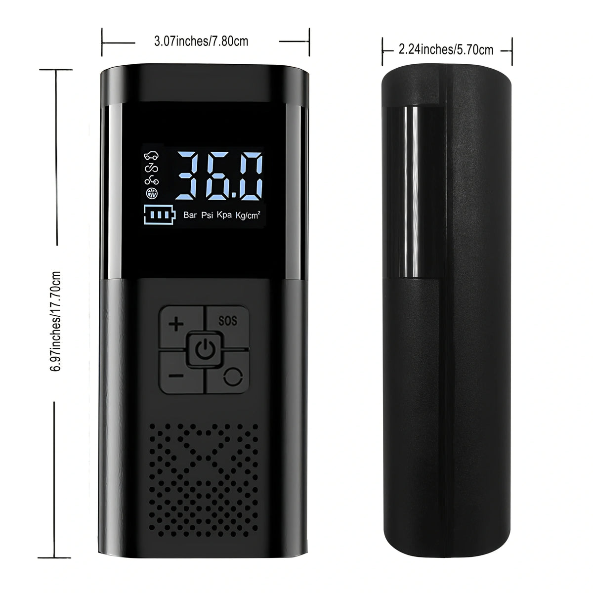 Portable 150 PSI Cordless Tire Inflator – Digital Air Pump