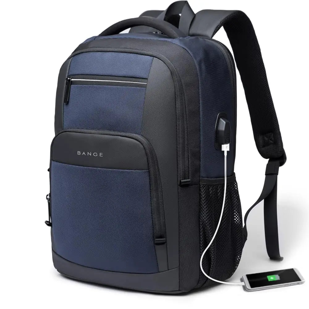 BANGE 15.6" Laptop Backpack – Stay Organized, Protected & Charged on the Go