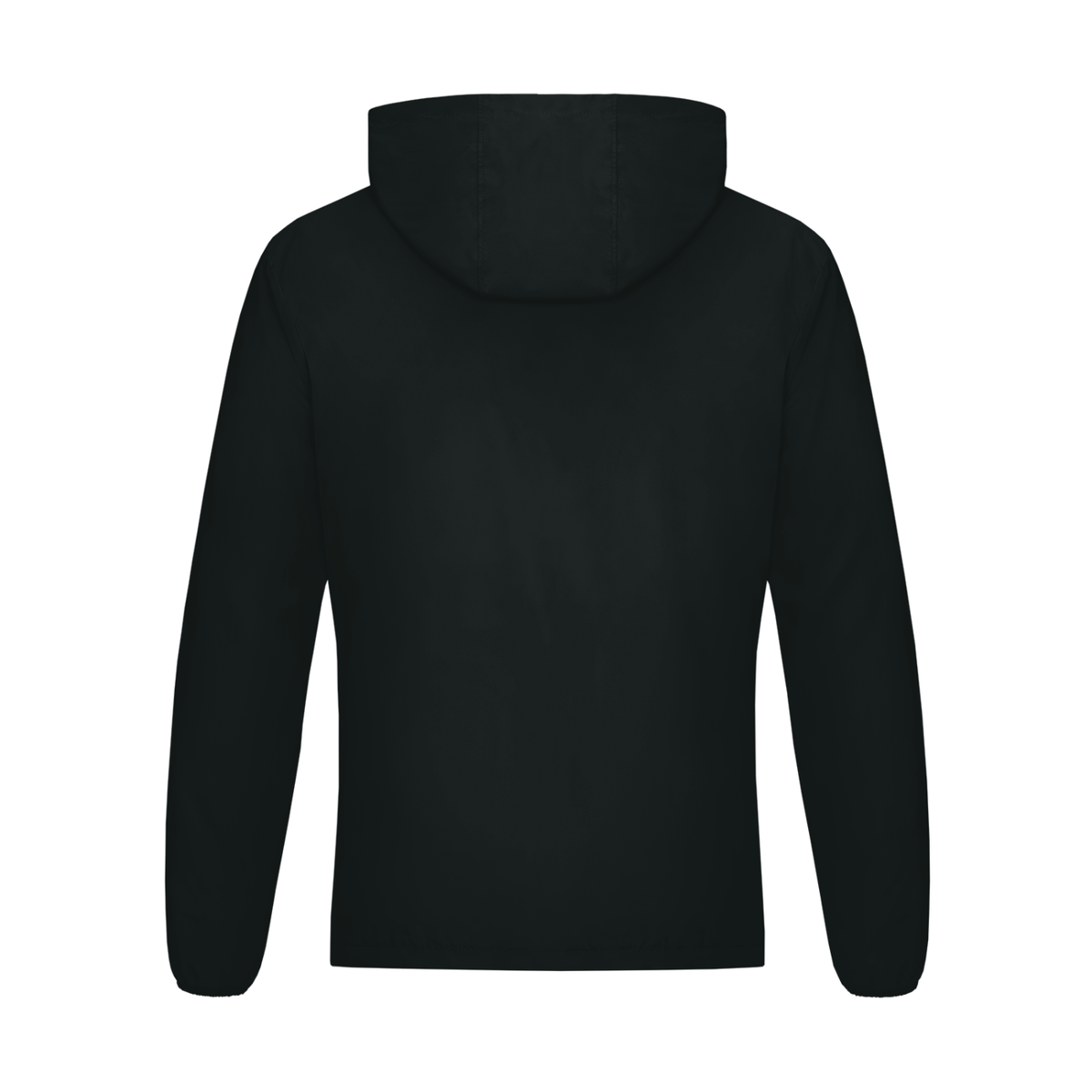 NUVA Soft Hooded Sports Jacket in Dark Gray — back view