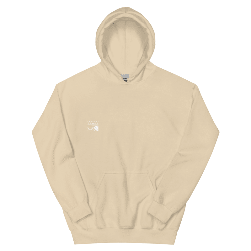 NUVA Gildan18500 Sand Waves Printful — official supplier digital mockup; physical sample not verified